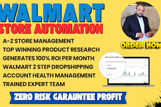 be your amazon to walmart 2 step dropshipping and walmart wfs store expert