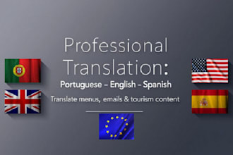 translate your text from portuguese to english or spanish,up to 1000 words
