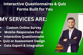 conduct online surveys build responsive forms and custom questionnaire quiz form