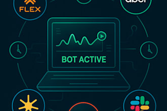 develop amazon driver bot instacart spark bot uber bot doordash bot slack bot