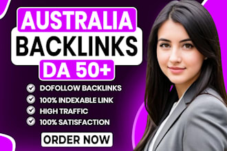 do 100 australian guest posts, au backlinks on high da australia link building