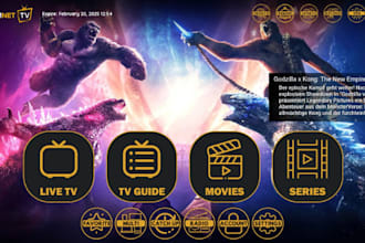 develop xciptv app, ibo player, smarter tv, subscription with payment gateway