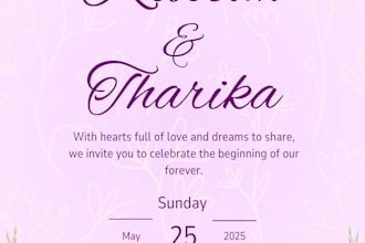 design wedding invitation greeting cards
