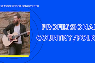 write lyric, record folk country song, play fiddle, electric, acoustic guitar