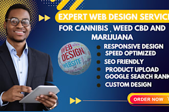 build SEO friendly cannabis website, cbd store, weed , marijuana ecomerce site