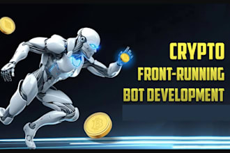 create solana abitrage bot, solana volume bot, front running bot, memecoin bot