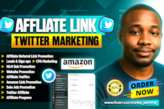 promote affiliate referral link, twitter marketing, solo ads MLM traffic