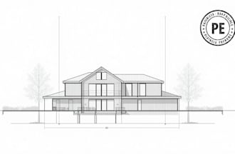 do architectural drawings for residential or commercial projects with pe stamp