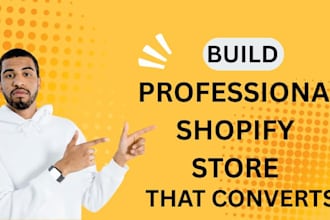 design, redesign,professional shopify website well developed
