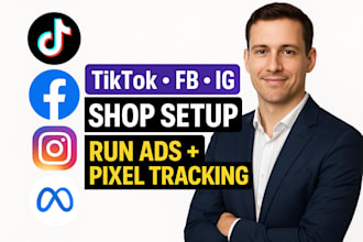 setup,fix tiktok shop, facebook, instagram shop, tiktok shop affiliate marketing