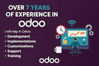 do odoo implementation, setup, and module development