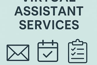 be your reliable virtual assistant for admin and support tasks