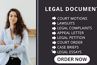 draft your lawsuits, appeals, and complaints