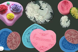 design 3d models and provide stl  3d printing for plastic mold injection mold