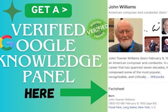 create verified google knowledge panel for personal or company brand