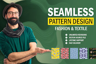 design seamless pattern, textile and repeat pattern design
