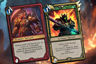 create card template, tcg ccg card frame illustration, icon, oracle, board game