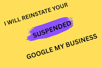 fix and reinstate suspended google business profile
