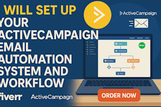 setup activecampaign automation system and journey workflow