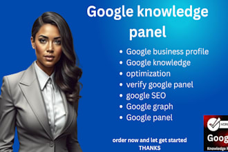 build active verified google knowledge panel for person brand company