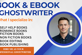 ebook ghostwriter, ghost book writer, non fiction ghostwriter, KDP book writer