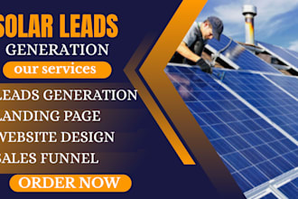 solar leads roofing leads hvac solar landing page solar logo solar website