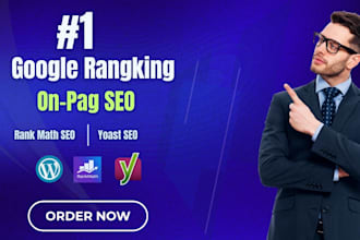 do on page SEO and optimize the wordpress site