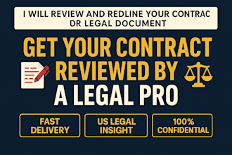 review and redline your contract or legal document