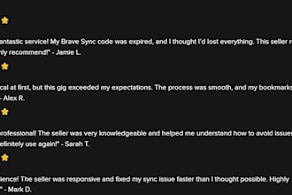 fix your expired brave browser sync code