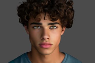 create realistic metahuman characters, unreal engine game ready 3d model