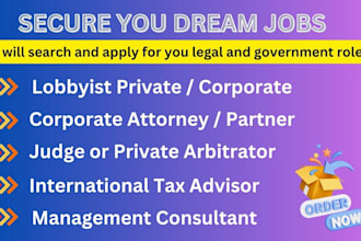 help you land roles as corporate attorney, arbitrator, tax advisor, or lobbyist