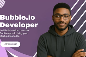 do custom bubble io, bubble app developer, mvp app, bubble developer