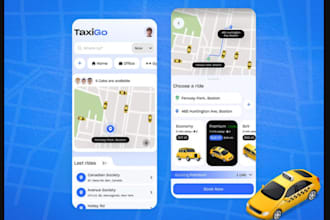 develop taxi booking website or taxi booking app car rental website