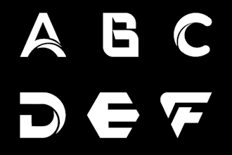 design initial letters logo