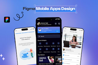 do mobile app UI design for android and ios