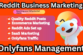 do reddit post management for ecommerce business website saas crypto traffic seo