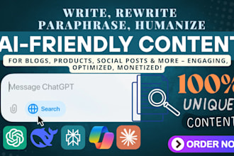 write generative content for ai visibility and ranking