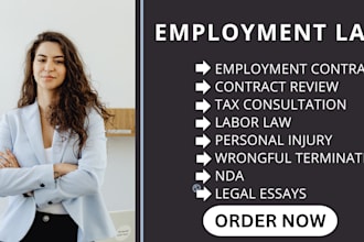 draft and review your employment contract and labor laws