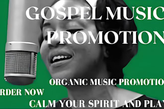 do apple spotify itunes amazon music promotion on popular gospel playlist