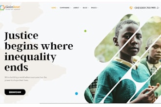 non profit website, donation website, charity website,  501c3, nonprofit website