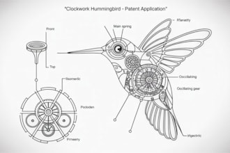 make patent illustrations or utility  patent design in UK china uspto standard