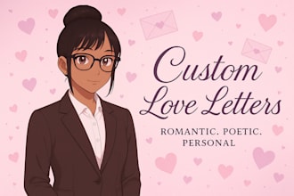 write a heartfelt love letter or romantic note
