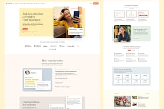 responsive figma saas landing page UI UX homepage UI design prototype wire frame
