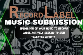 submit your tracks to the best record labels for exposure