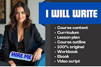 write high ticket online course content course upload lesson plan for udemy