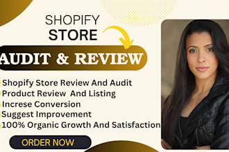 do shopify store review store audit optimization to boost sales and conversion
