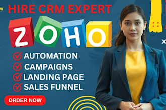 integrate zoho CRM with email website and workflow