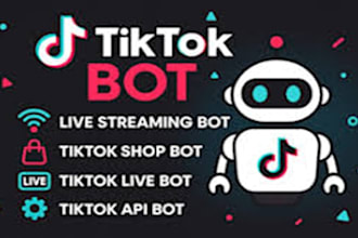 develop automation tiktok bot youtube bot livestreaming bot instagram api bot