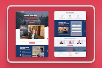 design a high converting landing page with CRM automation for your business