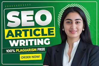 write articles and SEO blog posts as your content writer